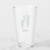 16世紀ケルト結び目模様装飾首都K タンブラーグラス (裏面)