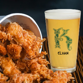 16世紀ケルト結び目模様装飾首都K タンブラーグラス