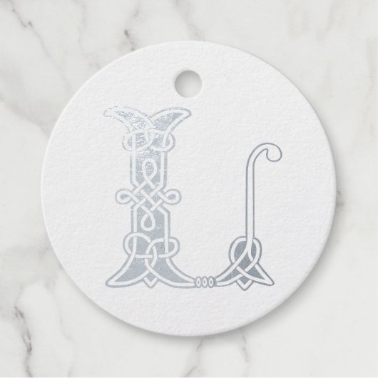 16世紀ケルト結び目模様装飾首都L フェイバータグ (正面)