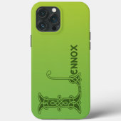 16世紀ケルト結び目模様装飾首都L Case-Mate iPhoneケース (裏面)