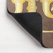 16世紀ケルト結び目模様装飾首都M マウスパッド (コーナー)