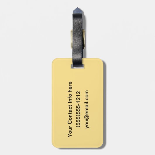 16世紀ケルト結び目模様装飾首都N ラゲッジタグ (裏面縦)