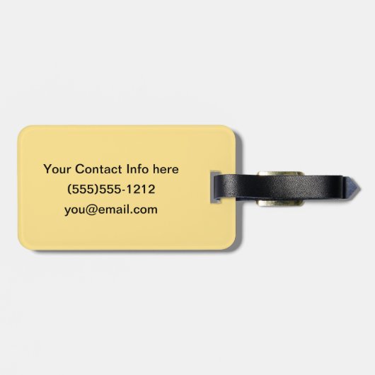 16世紀ケルト結び目模様装飾首都N ラゲッジタグ (裏面横)