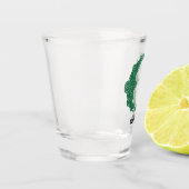 16世紀ケルト結び目模様装飾首都O ショットグラス (左)