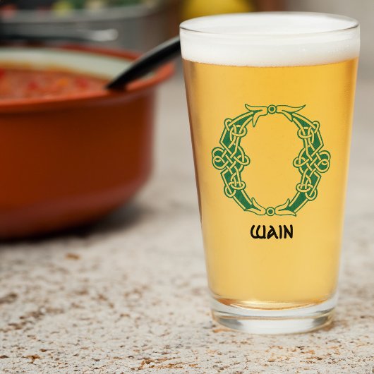 16世紀ケルト結び目模様装飾首都O タンブラーグラス