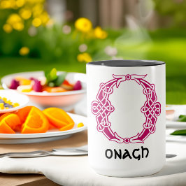 16世紀ケルト結び目模様装飾首都O マグカップ