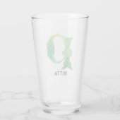 16世紀ケルト結び目模様装飾首都P タンブラーグラス (裏面)