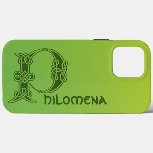 16世紀ケルト結び目模様装飾首都P Case-Mate iPhoneケース (裏面 (横))