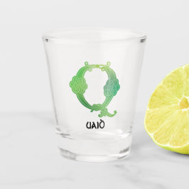 16世紀ケルト結び目模様装飾首都Q ショットグラス