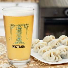 16世紀ケルト結び目模様装飾首都T タンブラーグラス