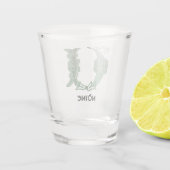 16世紀ケルト結び目模様装飾首都U ショットグラス (裏面)