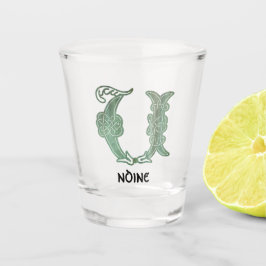 16世紀ケルト結び目模様装飾首都U ショットグラス