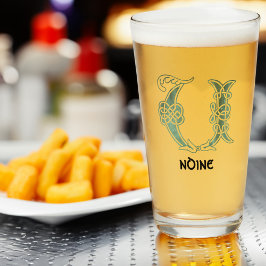 16世紀ケルト結び目模様装飾首都U タンブラーグラス