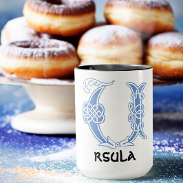 16世紀ケルト結び目模様装飾首都U マグカップ