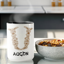 16世紀ケルト結び目模様装飾首都Vマグ マグカップ