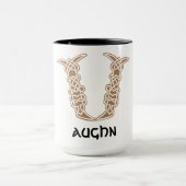 16世紀ケルト結び目模様装飾首都Vマグ マグカップ (中央)