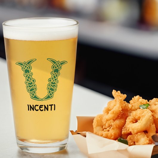 16世紀ケルト結び目模様装飾首都V タンブラーグラス