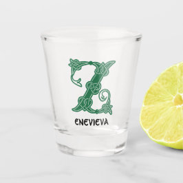 16世紀ケルト結び目模様装飾首都Z ショットグラス