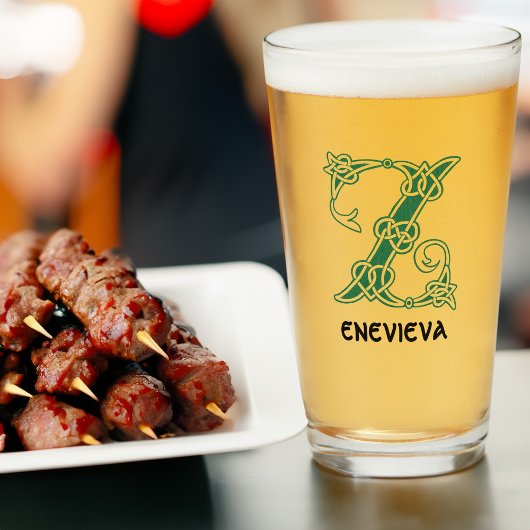 16世紀ケルト結び目模様装飾首都Z タンブラーグラス