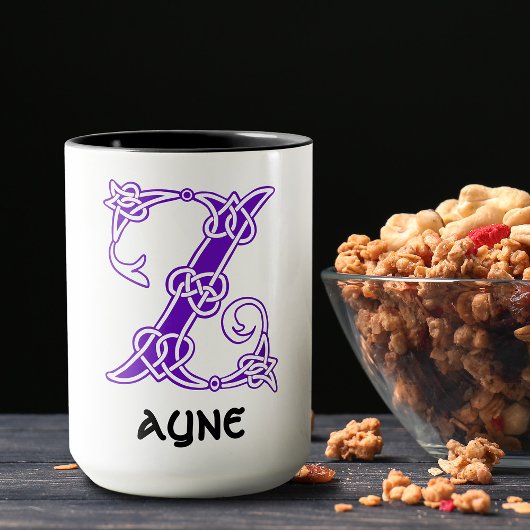 16世紀ケルト結び目模様装飾首都Z マグカップ