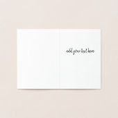 16世紀ケルト結び目模様装飾首都Z 箔カード (内部)