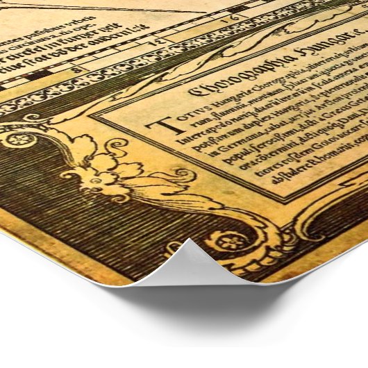 16世紀ハンガリー ポスター (角)