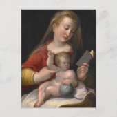 16世紀マドンナと子 ポストカード (正面)
