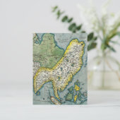 16世紀初頭のアジアの地図 ポストカード (スタンド正面)