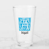 16世紀神話の生き物の装飾の首都A タンブラーグラス (正面)