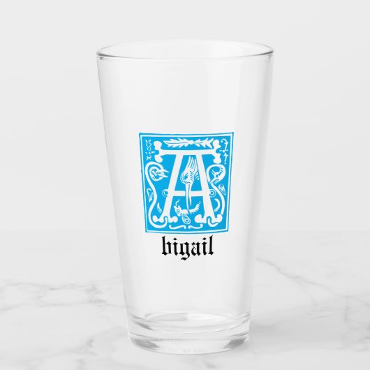 16世紀神話の生き物の装飾の首都A タンブラーグラス (正面)