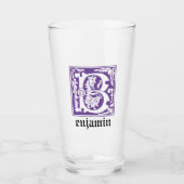 16世紀神話の生き物の装飾の首都B タンブラーグラス (正面)