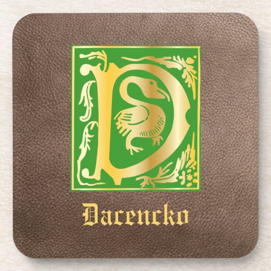 16世紀神話の生き物の装飾の首都D コースター (正面)