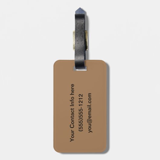 16世紀神話の生き物の装飾の首都D ラゲッジタグ (裏面縦)