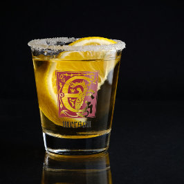 16世紀神話の生き物の装飾の首都E ショットグラス