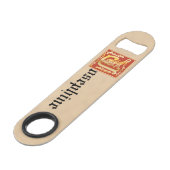 16世紀神話の生き物の装飾の首都J スピード栓抜き (裏面アングル)