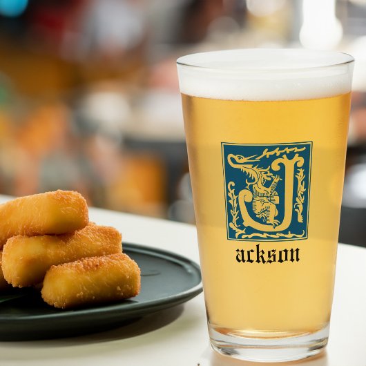 16世紀神話の生き物の装飾の首都J タンブラーグラス