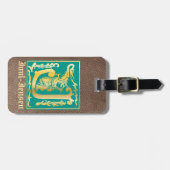 16世紀神話の生き物の装飾の首都J ラゲッジタグ (正面横)