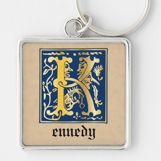 16世紀神話の生き物の装飾の首都K キーホルダー (正面)