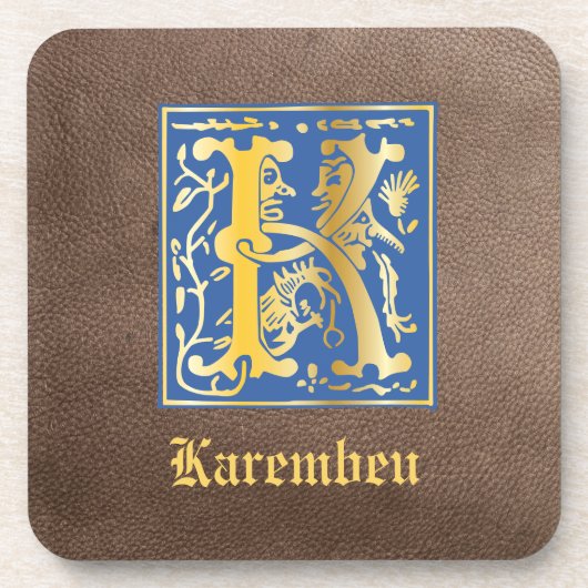 16世紀神話の生き物の装飾の首都K コースター (正面)