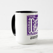 16世紀神話の生き物の装飾の首都L マグカップ (正面左)