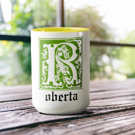 16世紀神話の生き物の装飾の首都R マグカップ