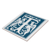 16世紀神話の生き物の装飾の首都T タイル (側面)