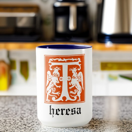 16世紀神話の生き物の装飾の首都T マグカップ