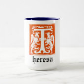 16世紀神話の生き物の装飾の首都T マグカップ (中央)