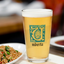 16世紀神話の生き物の装飾の首都U タンブラーグラス