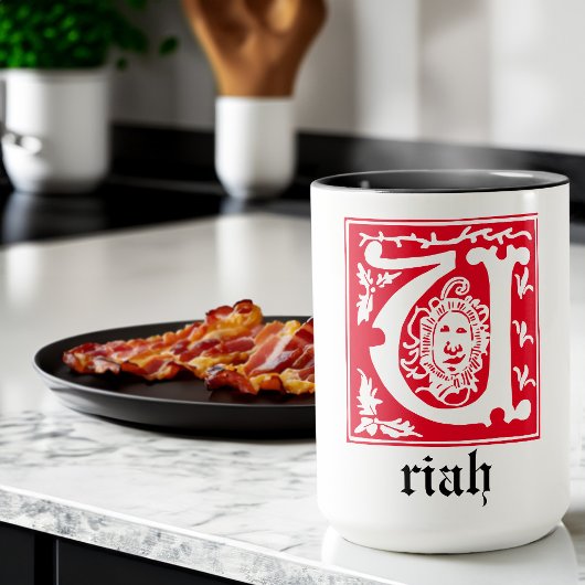 16世紀神話の生き物の装飾の首都U マグカップ