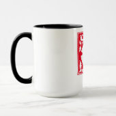 16世紀神話の生き物の装飾の首都U マグカップ (左)