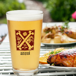 16世紀神話の生き物の装飾の首都X タンブラーグラス