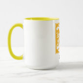 16世紀神話の生き物の装飾の首都X マグカップ (左)