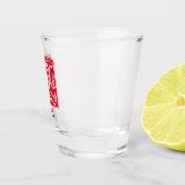 16世紀神話の生き物の装飾の首都Y ショットグラス (右)